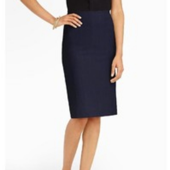 Talbots Dark Grey Wool Pencil Skirt Size 4 - Picture 1 of 11